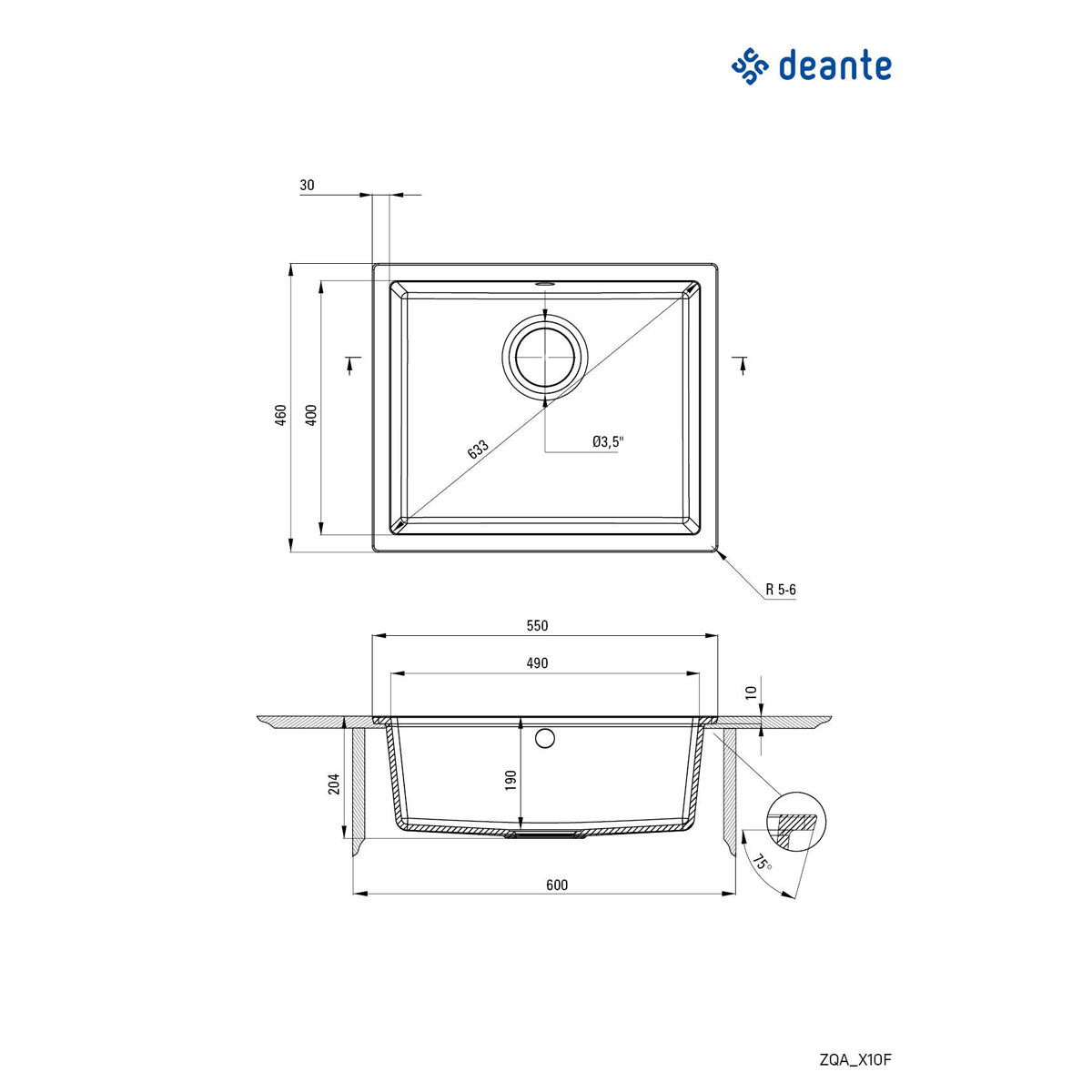 Deante Corda Flush Zqa A10F