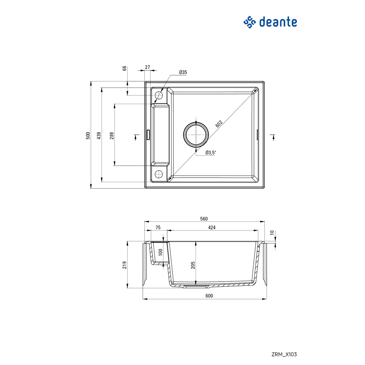 Deante Magnetic Zrm G103