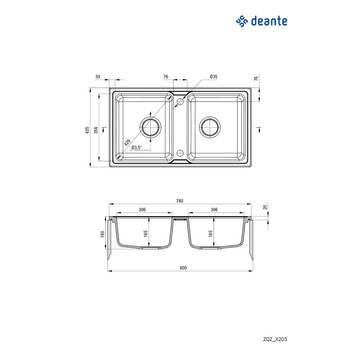 Deante Zorba Zqz G203