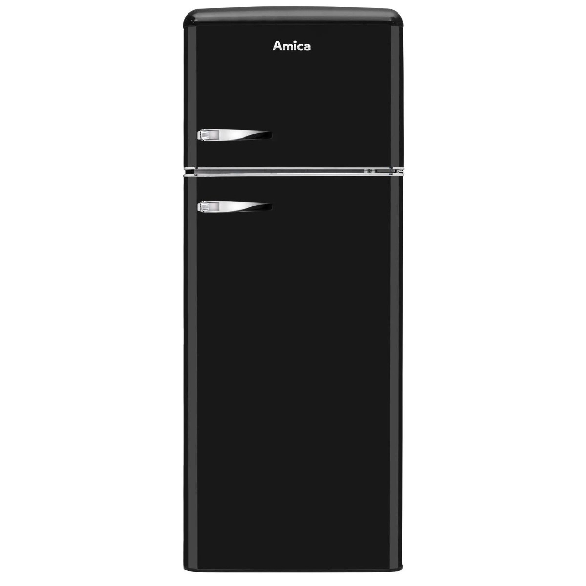 Amica KGC 15633 Y Frigorifero Retrò Giallo 208L A++ – Libera Installazione, Congelatore Superiore