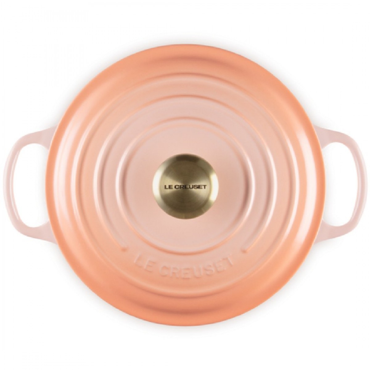 Le Creuset  okrugla kaserola od livenog gvožđa  sa dugmetom u boji zlata, 24 cm, 4.2 l Le Creuset  okrugla kaserola od livenog gvožđa  sa dugmetom u boji zlata, 24 cm, 4.2 l