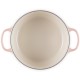 Le Creuset  okrugla kaserola od livenog gvožđa  sa dugmetom u boji zlata, 24 cm, 4.2 l