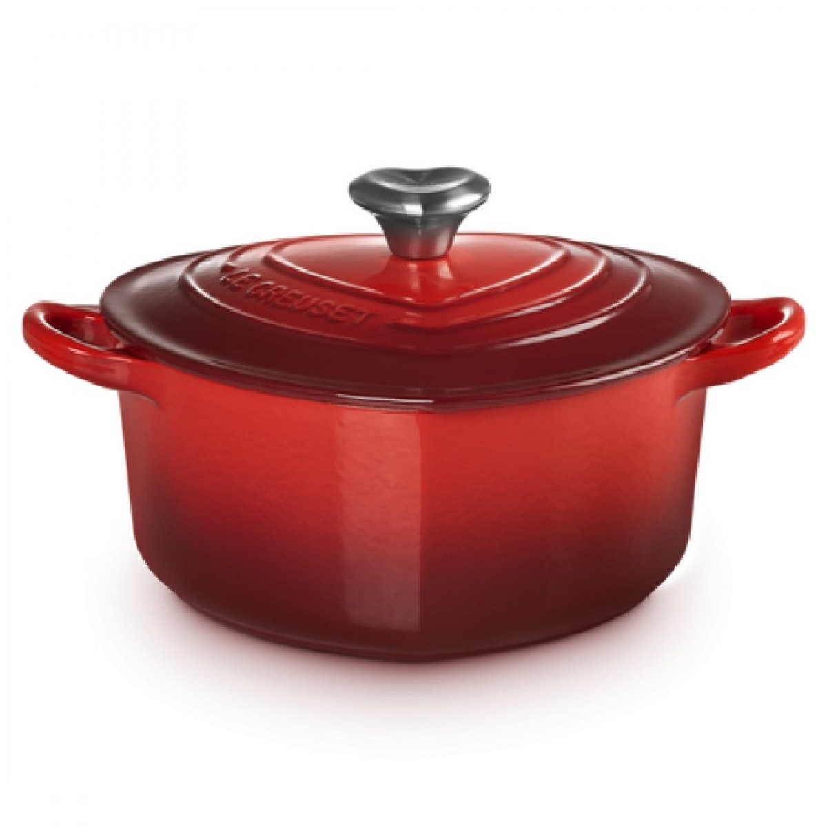 Le Creuset srce kaserola od livenog gvožđa, 20 cm, 1.9 l, Cerise Le Creuset srce kaserola od livenog gvožđa, 20 cm, 1.9 l, Cerise