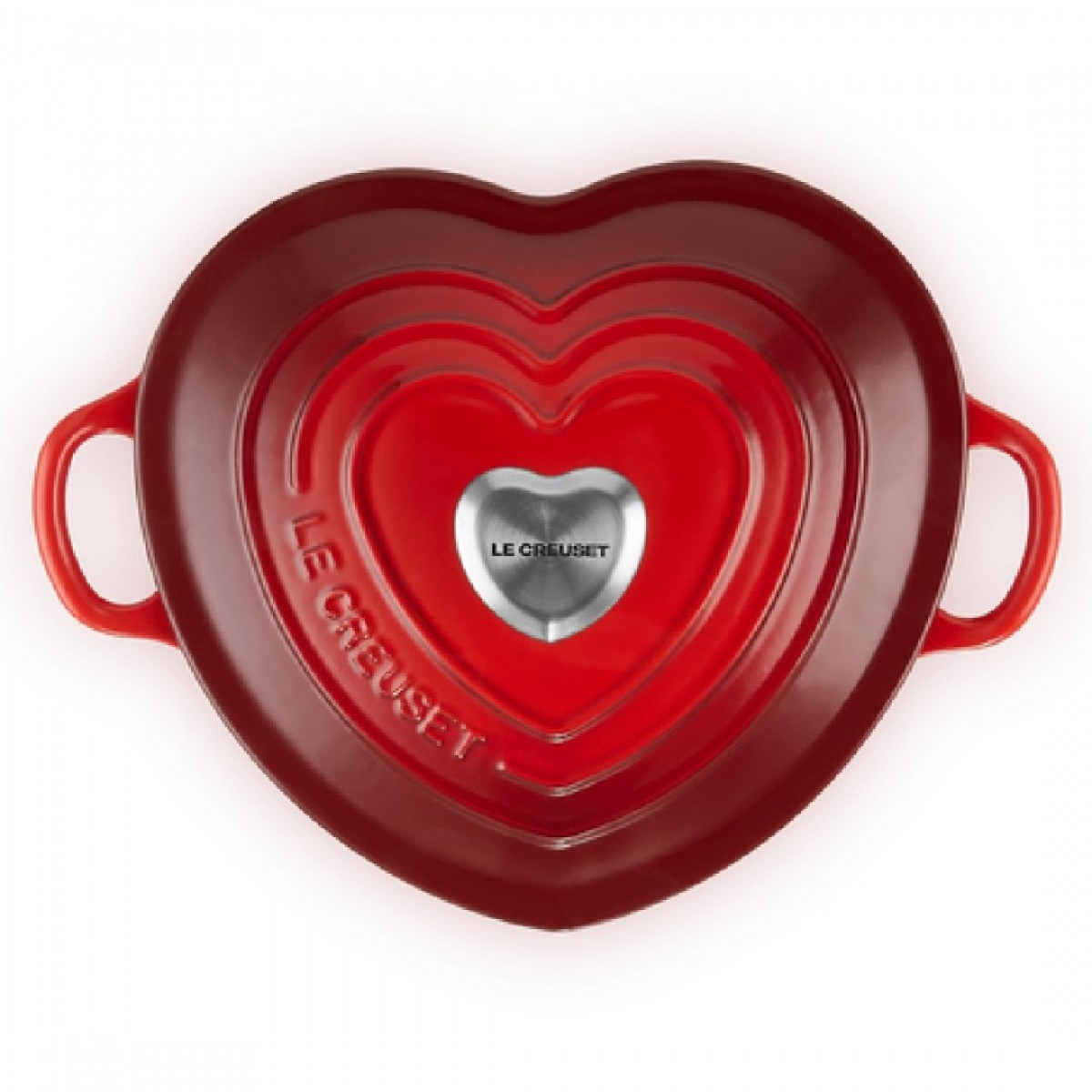 Le Creuset srce kaserola od livenog gvožđa, 20 cm, 1.9 l, Cerise Le Creuset srce kaserola od livenog gvožđa, 20 cm, 1.9 l, Cerise