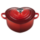 Le Creuset srce kaserola od livenog gvožđa, 20 cm, 1.9 l, Cerise
