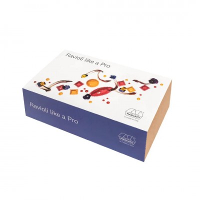 Marcato Kit Ravioli Like A Pro - Accessoire Pâte Fraîche Pour Ravioli Parfaits - BP-RAV-RET