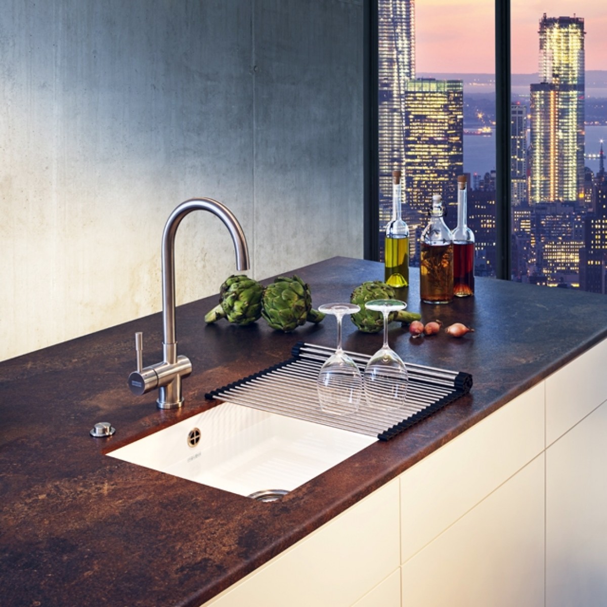 Franke Kubus KBK 110-50 glečer bela