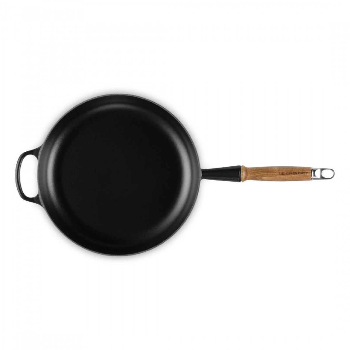 Le Creuset Tiganj Od Livenog Gvožđa Sa Drvenom Drškom,28 Cm, 2.6 L