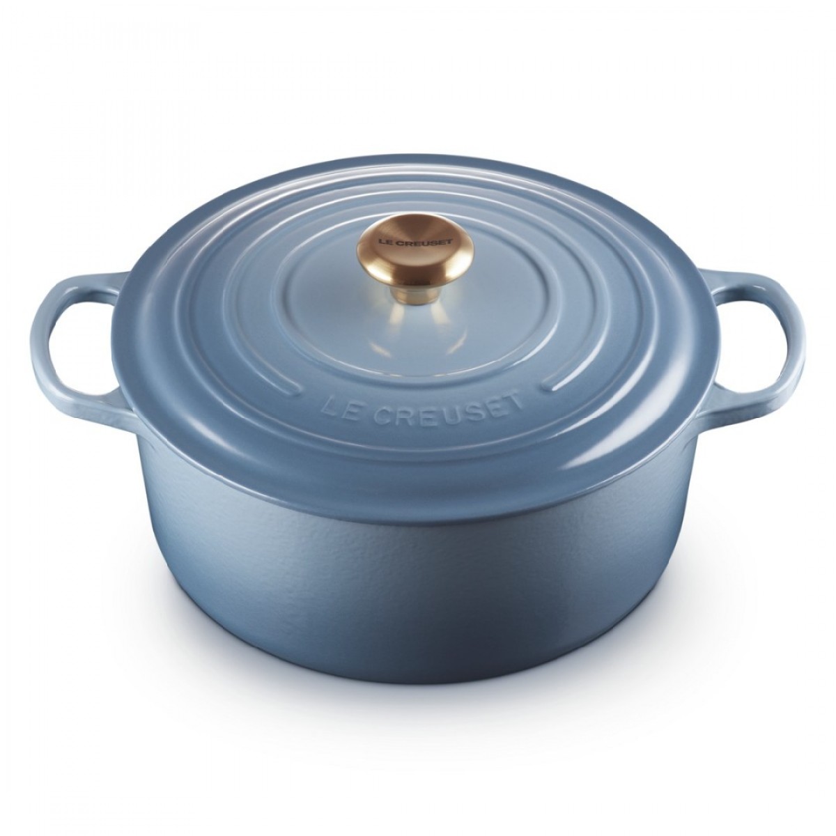 Le Creuset Okrugla Kaserola Od Livenog Gvožđa Sa Dugmetom U Boji Zlata, 28 Cm, 6.7 L Le Creuset Okrugla Kaserola Od Livenog Gvožđa Sa Dugmetom U Boji Zlata, 28 Cm, 6.7 L