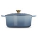 Le Creuset Okrugla Kaserola Od Livenog Gvožđa Sa Dugmetom U Boji Zlata, 28 Cm, 6.7 L Le Creuset Okrugla Kaserola Od Livenog Gvožđa Sa Dugmetom U Boji Zlata, 28 Cm, 6.7 L