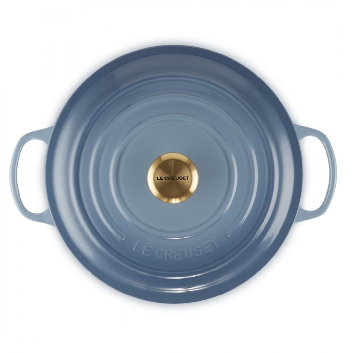 Le Creuset Okrugla Kaserola Od Livenog Gvožđa Sa Dugmetom U Boji Zlata, 28 Cm, 6.7 L Le Creuset Okrugla Kaserola Od Livenog Gvožđa Sa Dugmetom U Boji Zlata, 28 Cm, 6.7 L