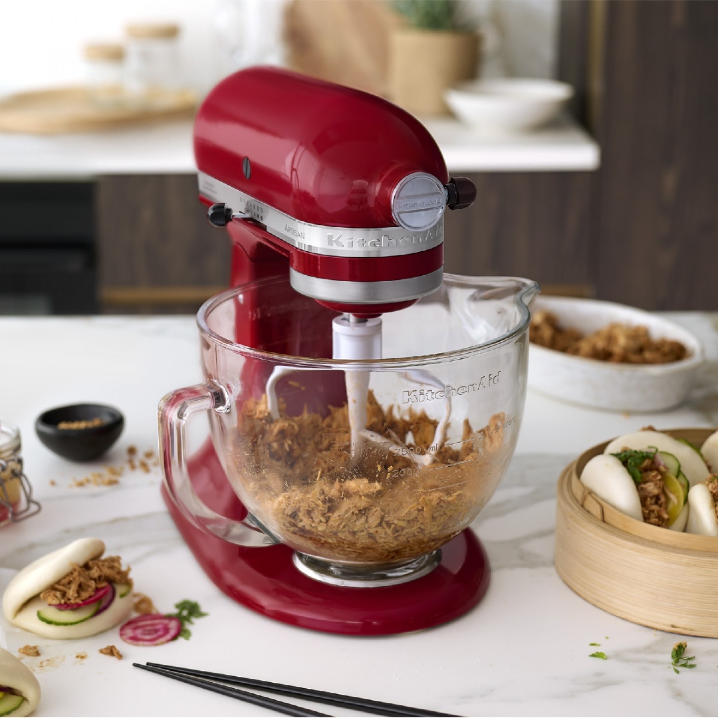 Bol En Verre KitchenAid 5KSM5GB - 4,8L Pour Robot Pâtissier | Compatible Multifonction