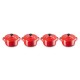 Le Creuset set od 4 male keramičke kaserole, 10 cm, 0.25 l Le Creuset set od 4 male keramičke kaserole, 10 cm, 0.25 l