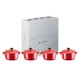 Le Creuset set od 4 male keramičke kaserole, 10 cm, 0.25 l Le Creuset set od 4 male keramičke kaserole, 10 cm, 0.25 l