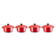 Le Creuset set od 4 male keramičke kaserole, 10 cm, 0.25 l Le Creuset set od 4 male keramičke kaserole, 10 cm, 0.25 l