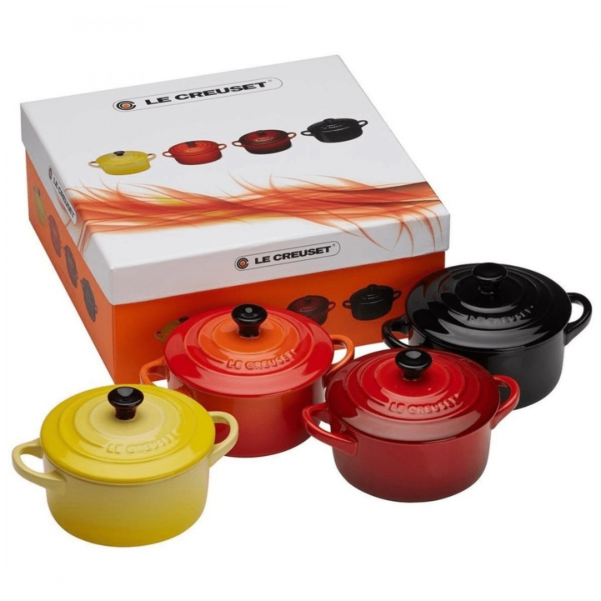 Le Creuset Set Od 4 Male Keramičke Kaserole, 10 Cm, 0.25 L Le Creuset Set Od 4 Male Keramičke Kaserole, 10 Cm, 0.25 L