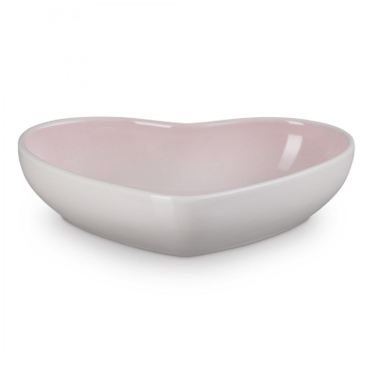 Le Creuset Keramički Duboki Tanjir Srce, 20 Cm, Shell Pink