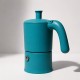 Angelina Ang301 Moka Pot 3 Šoljice,Gas , Boja Tirkizno Plava Angelina Ang301 Moka Pot 3 Šoljice,Gas , Boja Tirkizno Plava