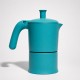 Angelina Ang301 Moka Pot 3 Šoljice,Gas , Boja Tirkizno Plava Angelina Ang301 Moka Pot 3 Šoljice,Gas , Boja Tirkizno Plava