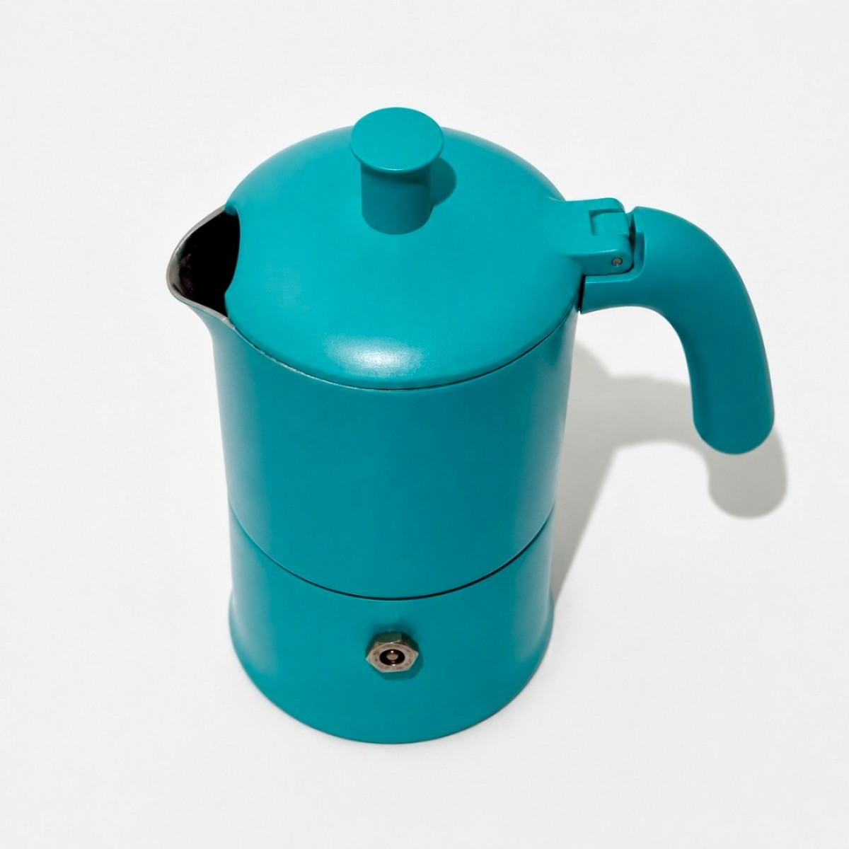 Angelina Ang301 Moka Pot 3 Šoljice,Gas , Boja Tirkizno Plava Angelina Ang301 Moka Pot 3 Šoljice,Gas , Boja Tirkizno Plava