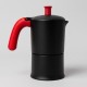 Angelina Ang303 Moka Pot 3 Šoljice,Gas , Boja Crna