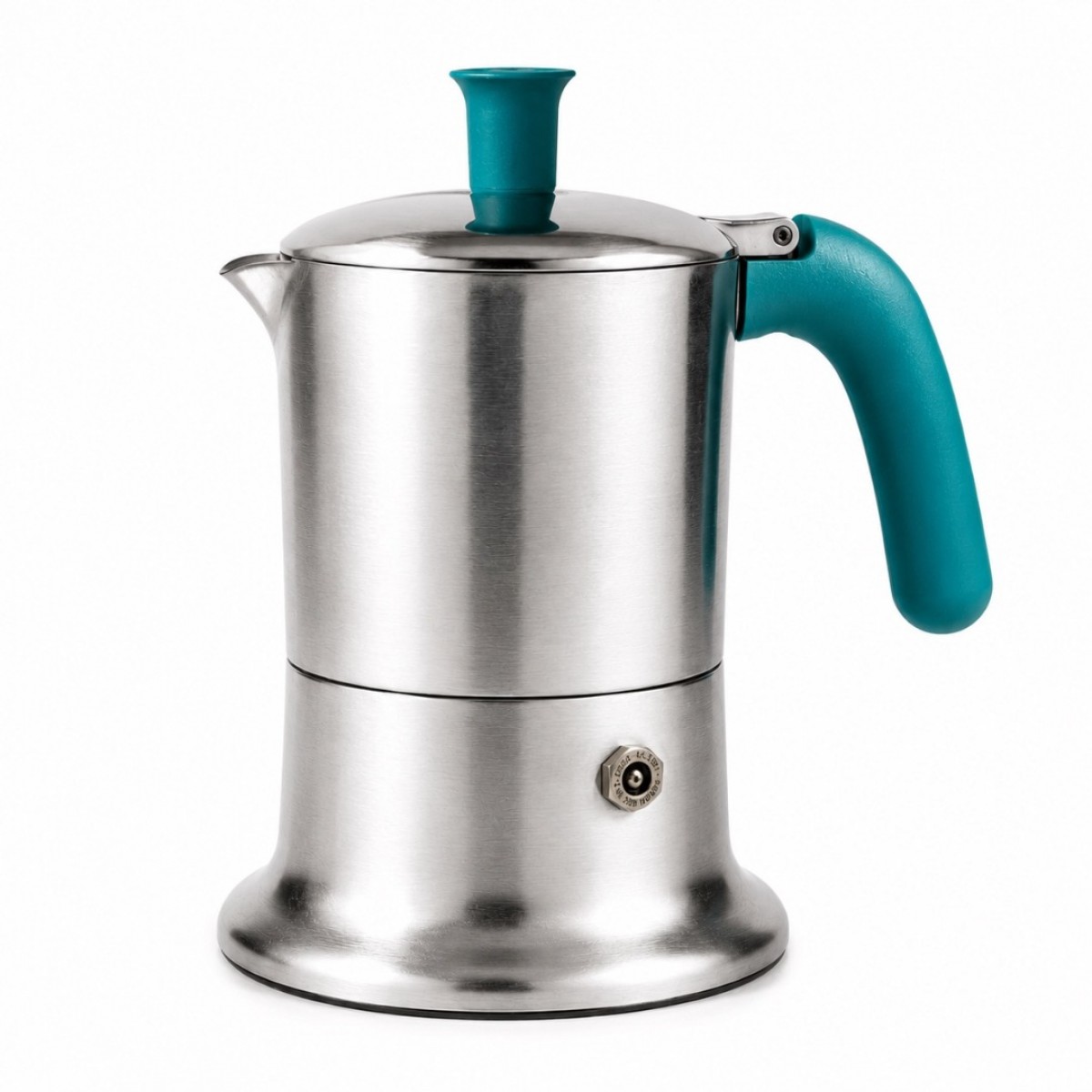 Angelina Ang3Ind00 Moka Pot 3 Šoljice,Indukcija , Boja Hrom