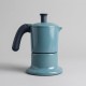 Angelina Ang3Ind01 Moka Pot 3 Šoljice,Indukcija , Boja Tirkiz Plava