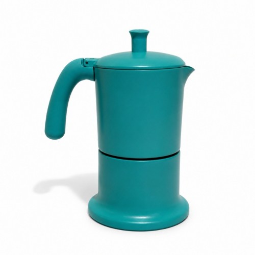 Angelina ANG3IND01 moka pot 3 šoljice,indukcija , boja tirkiz plava