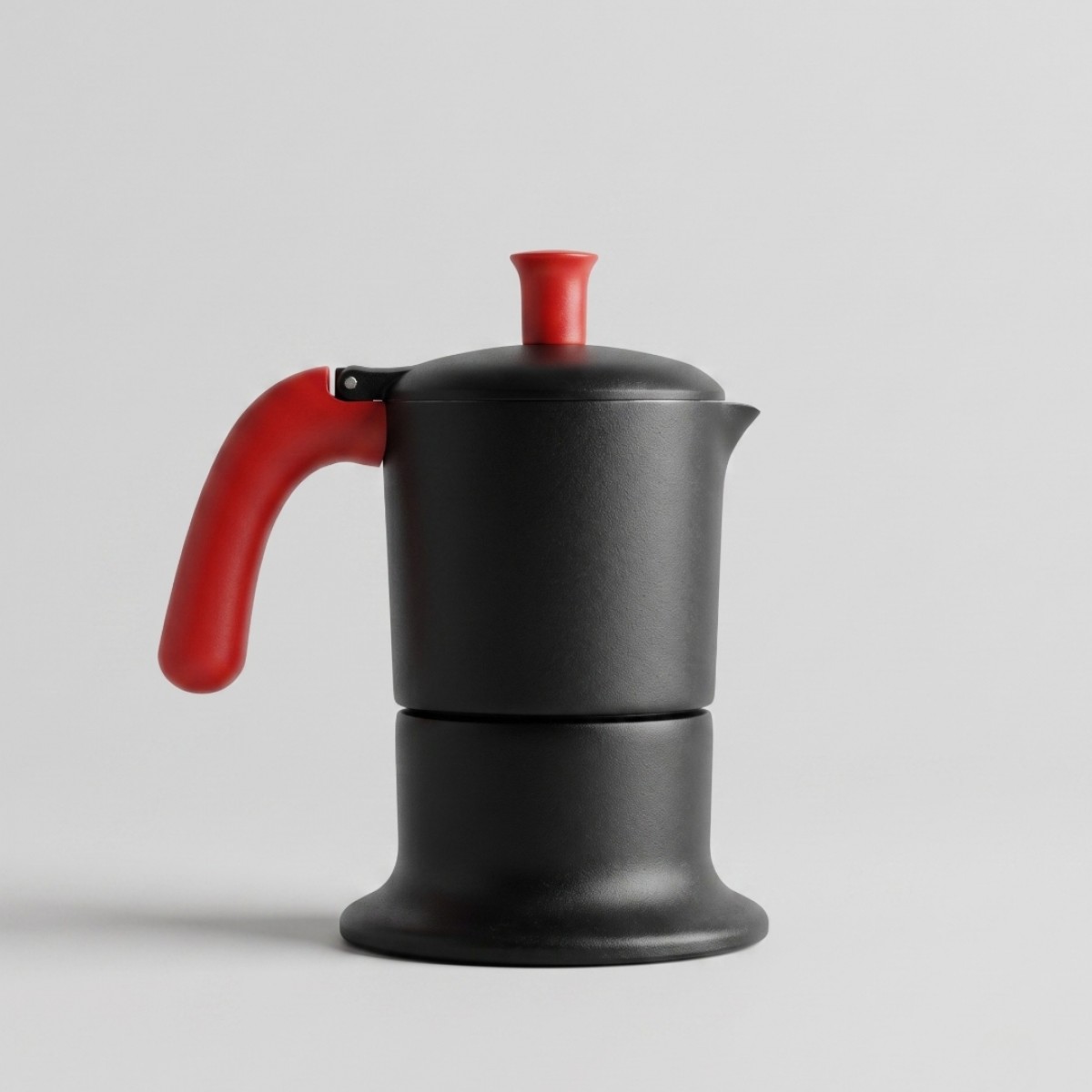 Angelina Ang3Ind03 Moka Pot 3 Šoljice,Indukcija , Boja Crna