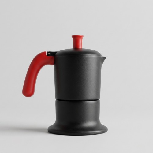 Angelina ANG3IND03 moka pot 3 šoljice,indukcija , boja crna