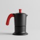 Angelina Ang3Ind03 Moka Pot 3 Šoljice,Indukcija , Boja Crna