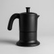 Angelina Ang3Ind03 Moka Pot 3 Šoljice,Indukcija , Boja Crna