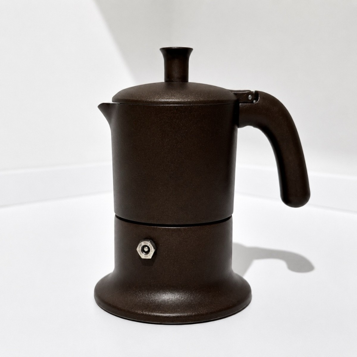Angelina Ang3Ind07 Moka Pot 3 Šoljice,Indukcija , Boja Tamno Braon