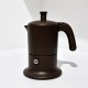 Angelina Ang3Ind07 Moka Pot 3 Šoljice,Indukcija , Boja Tamno Braon