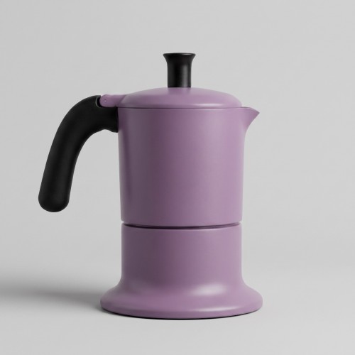 Angelina ANG3IND08 moka pot 3 šoljice,indukcija , boja puder roze