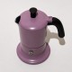 Angelina Ang3Ind08 Moka Pot 3 Šoljice,Indukcija , Boja Puder Roze