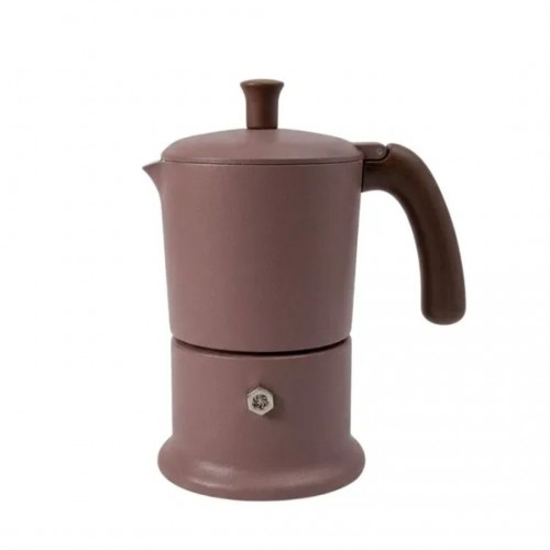 Angelina ANG3IND08 moka pot 3 šoljice,indukcija , boja puder roze Angelina ANG3IND08 moka pot 3 šoljice,indukcija , boja puder roze
