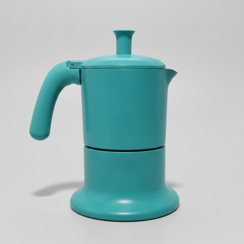 Angelina ANG3IND09 moka pot 3 šoljice,indukcija , boja azurno plava