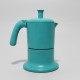 Angelina Ang3Ind09 Moka Pot 3 Šoljice,Indukcija , Boja Azurno Plava