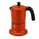 Angelina Ang3Ind18 Moka Pot 3 Šoljice,Indukcija , Boja Crvena Angelina Ang3Ind18 Moka Pot 3 Šoljice,Indukcija , Boja Crvena