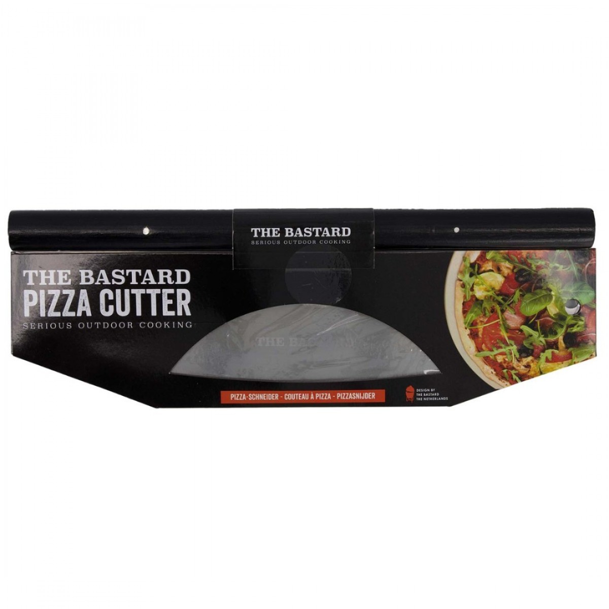 The Bastard BB122 Pizza Cutter Stainless Steel