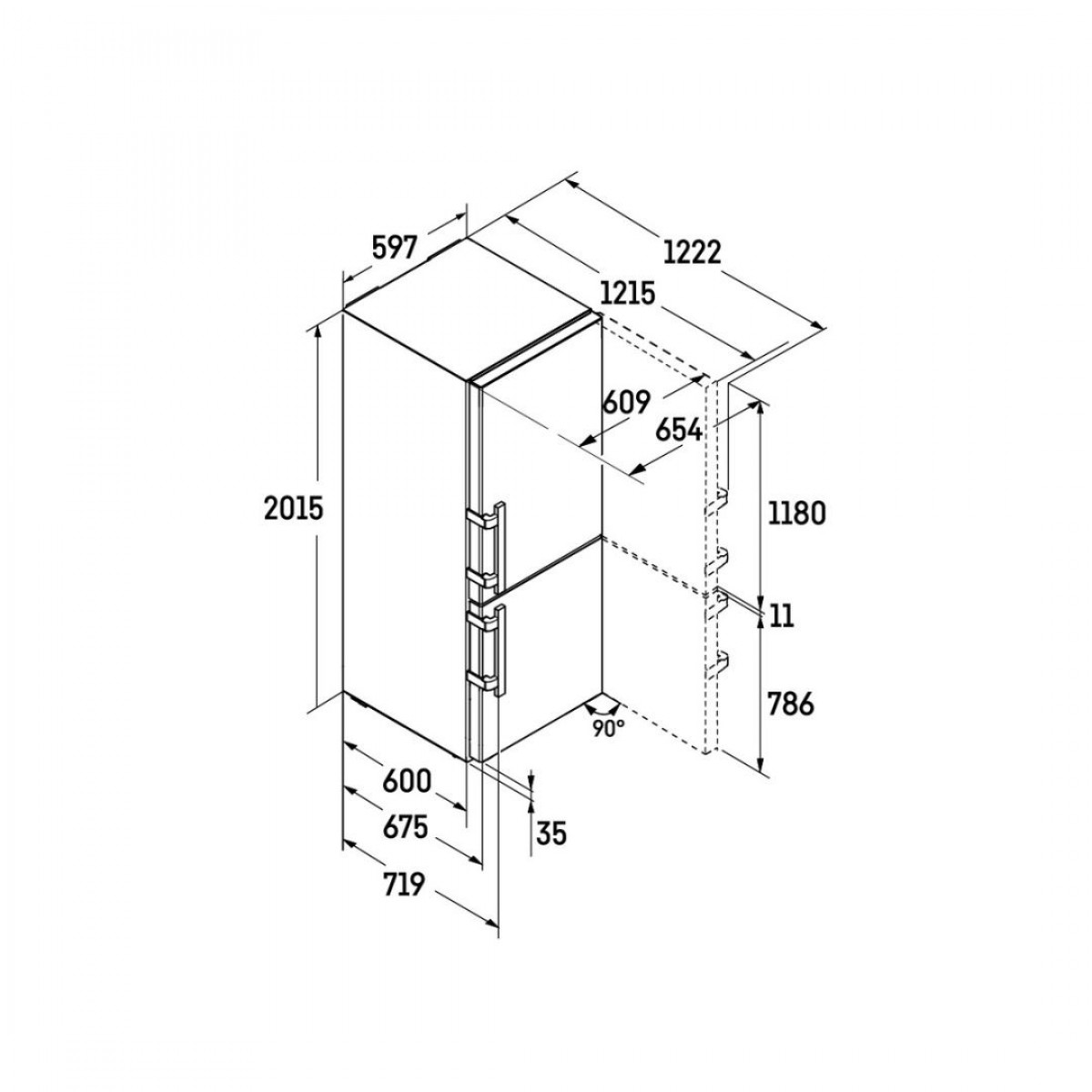 Liebherr Cbnsda 575I Prime Biofresh Nofrost Liebherr Cbnsda 575I Prime Biofresh Nofrost