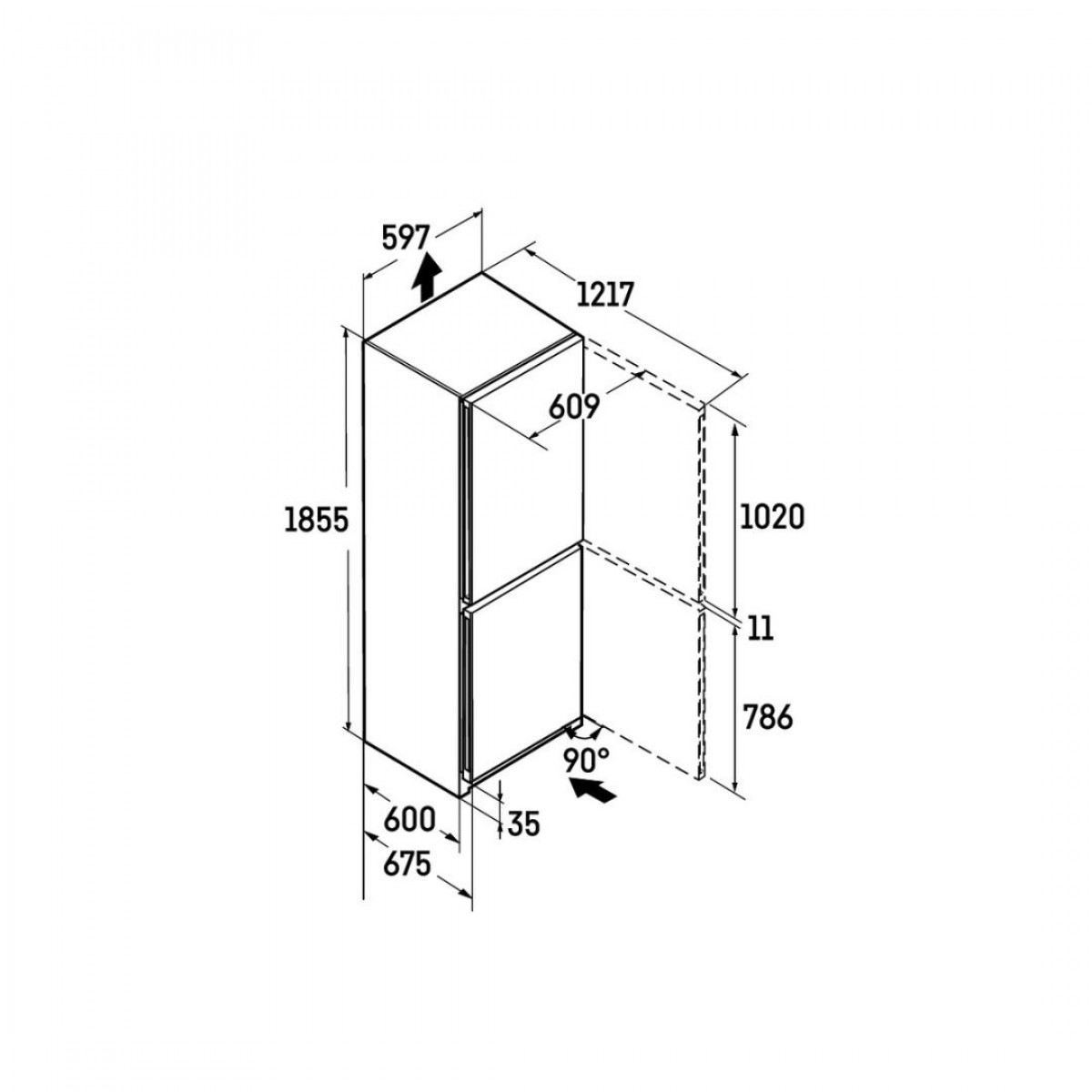 Liebherr Cbnsda 572I Biofresh Nofrost