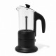 Angelina Cor603 Moka Pot 6 Šoljica,Indukcija , Staklo/Crna Angelina Cor603 Moka Pot 6 Šoljica,Indukcija , Staklo/Crna