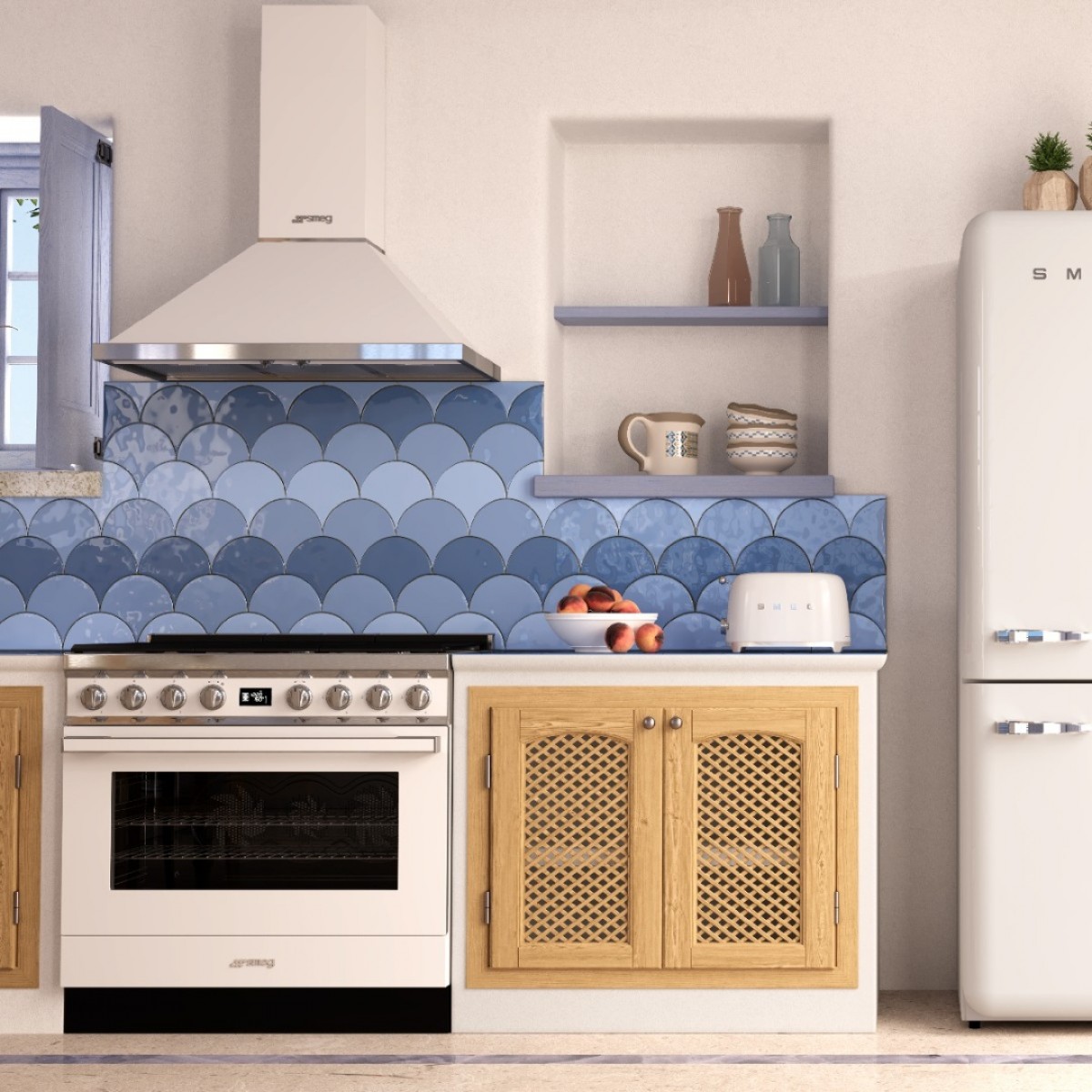 Smeg Cpf9Gpwh Šporet Sa Gasnom Pločom Za Kuvanje Smeg Cpf9Gpwh Šporet Sa Gasnom Pločom Za Kuvanje