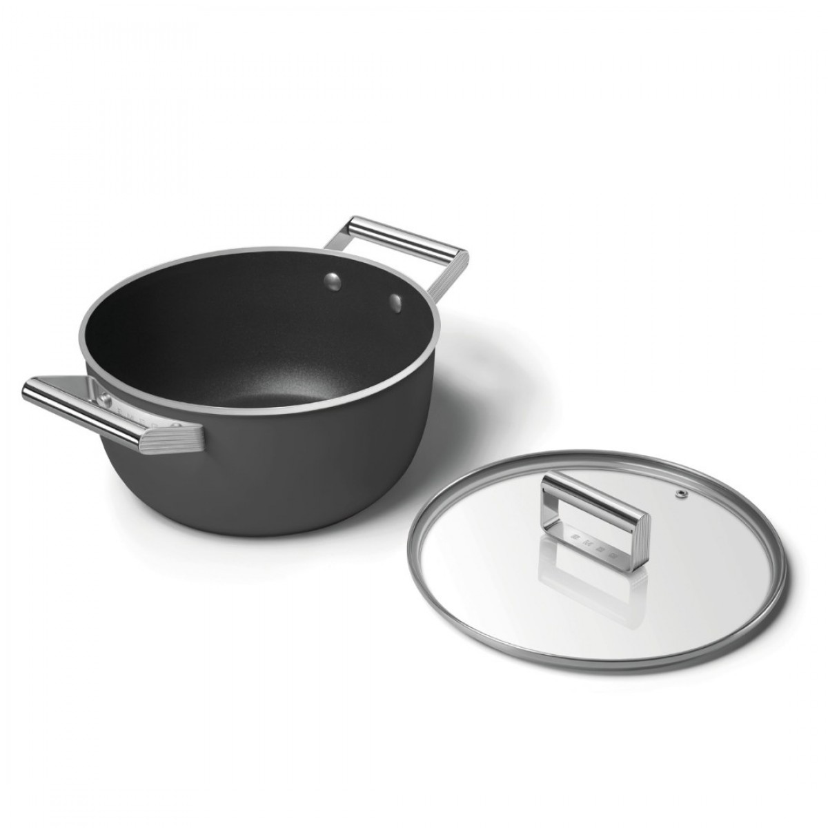 Smeg Csf2412Blm Šerpa Sa Staklenim Poklopcem, 24Cm