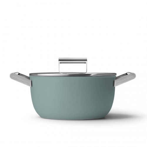 Smeg CSF2412EGM šerpa sa staklenim poklopcem, 24cm