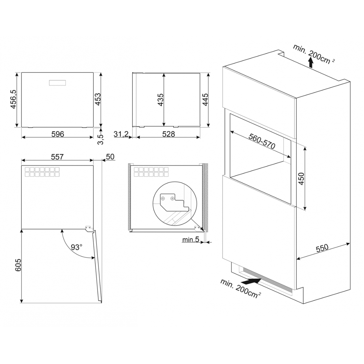 Smeg Cvi620Nre Ugradna Vinska Vitrina