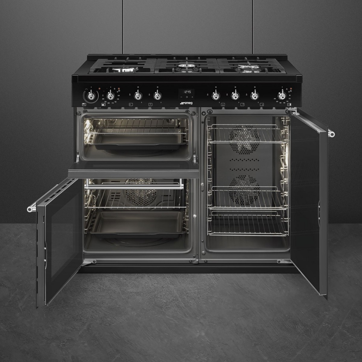 Smeg Cx103Gmbl Šporet Sa Gasnom Pločom Za Kuvanje