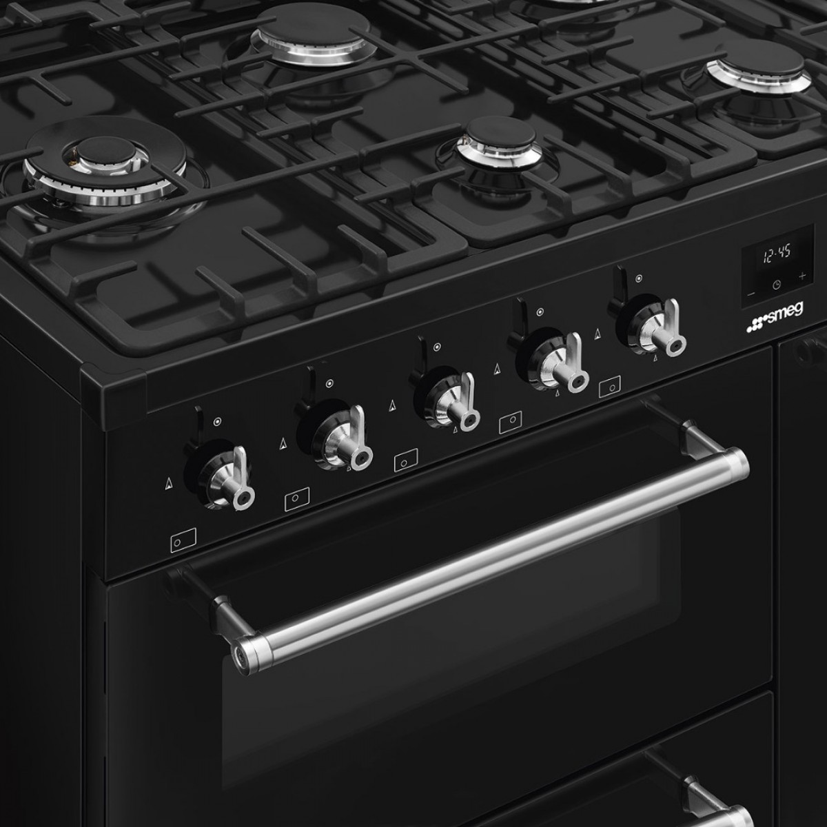 Smeg Cx113Gmbl Šporet Sa Gasnom Pločom Za Kuvanje
